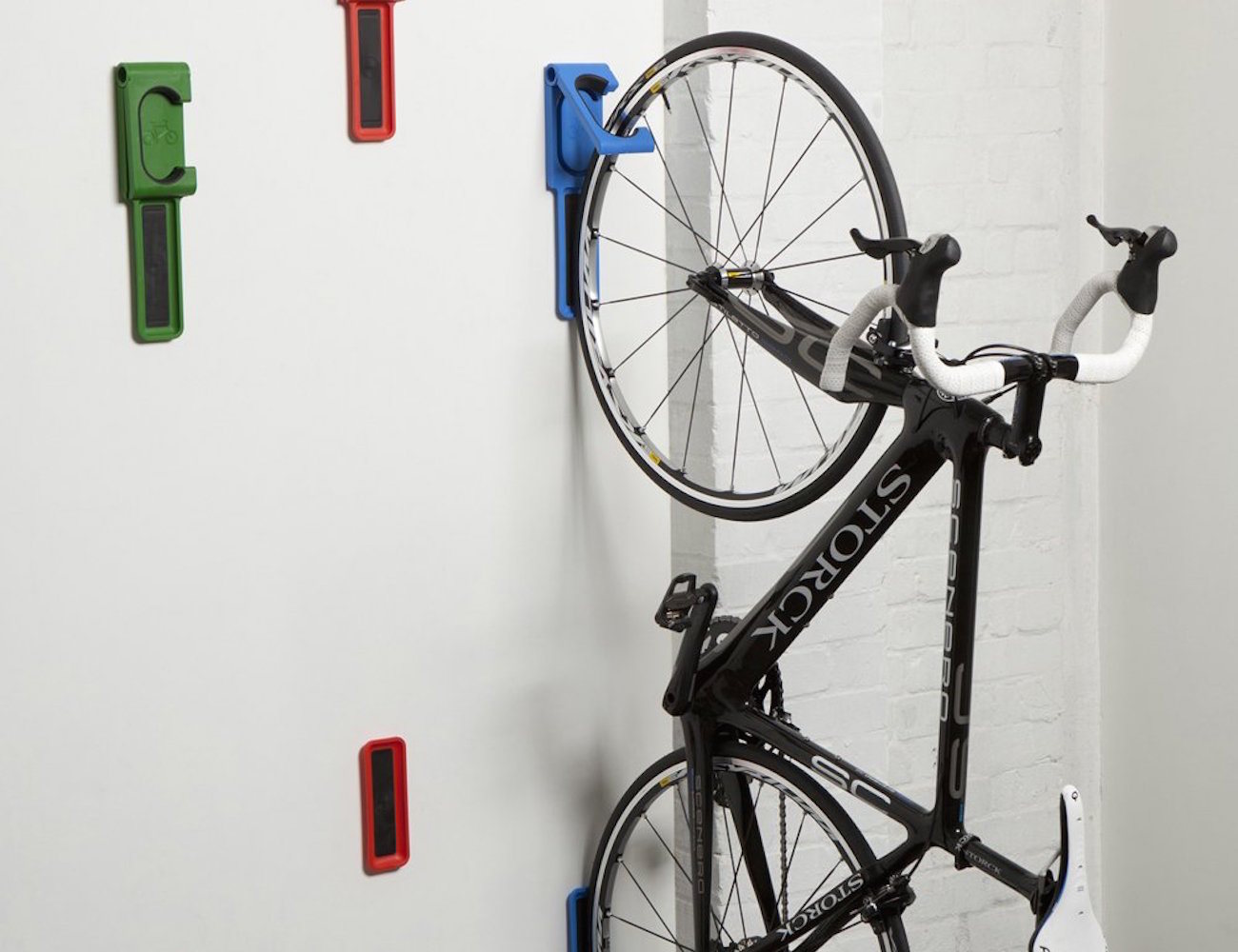 Endo Fold Flat Vertical Bike Storage System by Cycloc