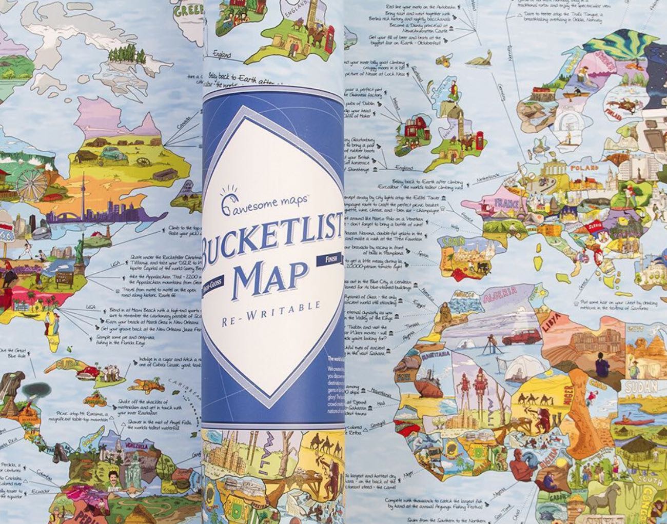 Bucketlist World Map Poster