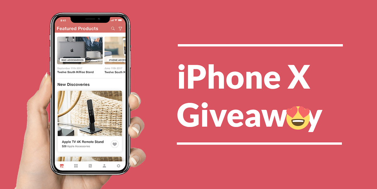 iPhone X Giveaway  Ships on November 20th